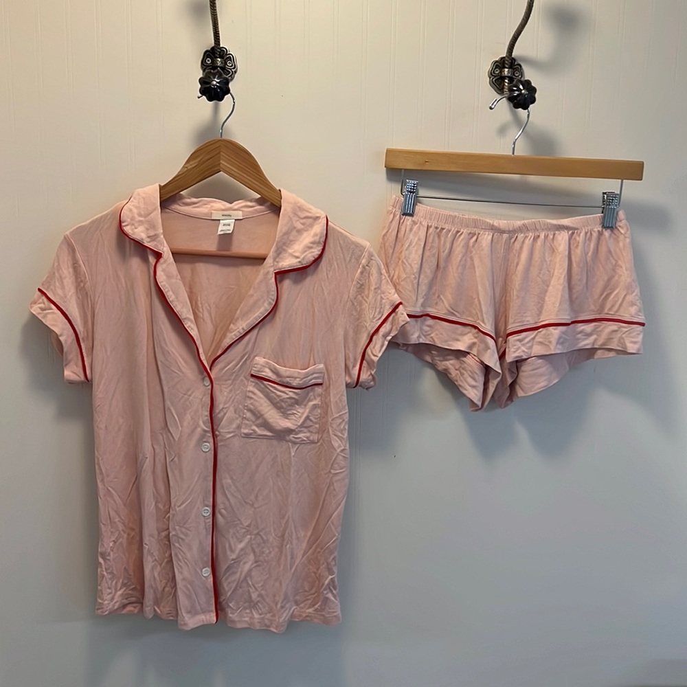 Pink Eberjey Panama shorts set!